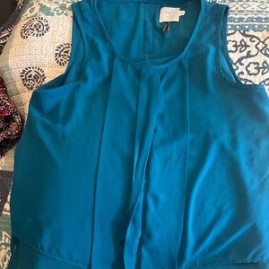 Business / Business Casual blouse Stunning Teal Color